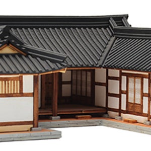 북촌 ㄷ자 한옥모형 - 건축모형