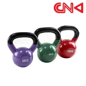 씨앤케이 블랙 컬러 케틀벨 크로스핏 홈트 웨이트 스윙 캐틀벨 20kg