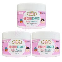 일양약품 베이비파우더(100g)x3통---유아용분첩 / 땀띠