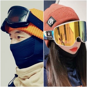 2xb 겨울 남자 여자 바라클라바 스키 스노우보드 러닝 골프 방한 기모 스키장 넥워머