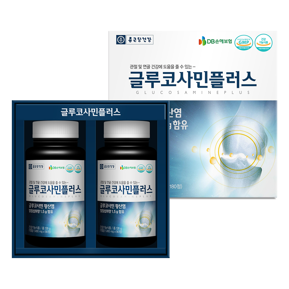 종근당건강 <b>글루코사민</b> <b>플러스</b> 180캡슐, 1개