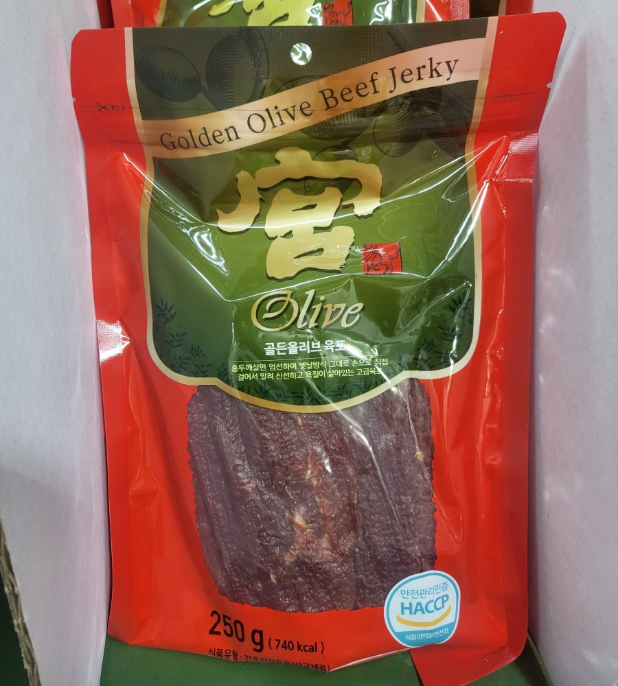 견우푸드 궁 골든 올리브 쇠고기 육포 250g /코스트코