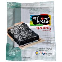 장흥무산김 유기 재래파래김(100장 1봉)