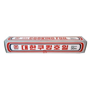 대한 쿠킹호일 업소 가정 주방 알루미늄 은박 15미크론 30cmx30m, 30개