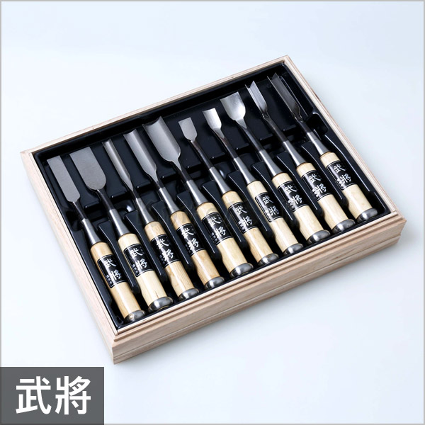 무장 조각도세트 10pcs (전문가용) - 종합세트 우드카빙 목공끌