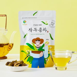 천지농원 국산 작두콩차 무농약인증 볶은 작두콩차 100g, 1개