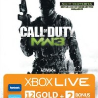 Xbox 360 - Live Gold 12 + 2 Monate - im Design von Call of Duty: Modern Warfare 3 inkl. Avatar