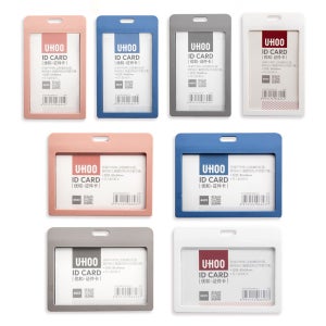 파스텔 명찰 목걸이명찰 신분증케이스 명찰 목걸이줄 가죽형 아이디 신분증 아이디카드