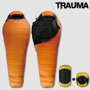 트라우마 알파인 1100D 동계용 캠핑 거위털 침낭