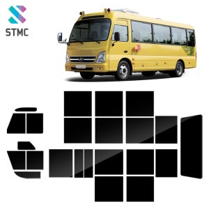 카운티 레스타 전용 측후면 썬팅필름 UV열차단 투과율80%-캠핑카,통학차량