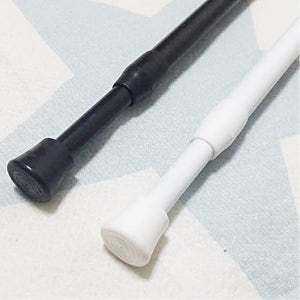 드림아트 커튼봉 블랙&화이트 15mm 압축봉