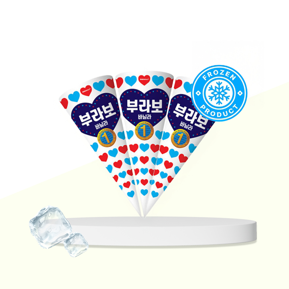 콘 아이스크림 부라보콘 바닐라