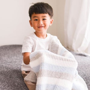 코코낸내 먼지없는 알러지케어 줄무늬 어린이집 낮잠 이불