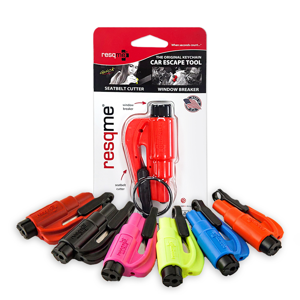 레스큐미 USA 자동차 안전용품 차량 비상 탈출 망치 안전벨트 커터