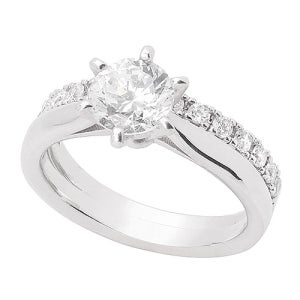 14K 18K 글로리스더블M 반지 (1캐럿)