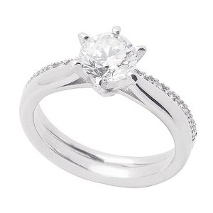 18K 글로리스더블S 반지 (1캐럿)