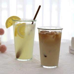 내열 강화유리컵 아이스커피잔 하이볼 아메리카노 맥주잔 쥬스컵 380ml