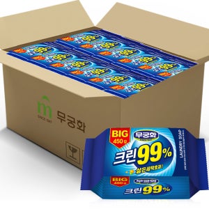무궁화 BIG 크린 99% 비누 450g X 16개 X 1BOX