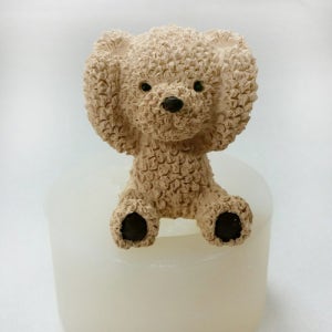 귀가린 곰돌이2D 수제몰드 털모양