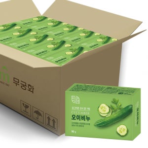 무궁화 자연미인 오이 비누 90g X 48개 X 1BOX
