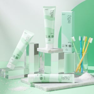 소금치약 잇몸질환예방 천연치약 - 약담초 짠맛 솔트케어 의약외품 120g, 3개