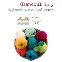 [NEW]글랜콜 울코튼실 포플라이 Glencoul 4ply 50g 80컬러 인형실 양말실 베이비실 뜨개실