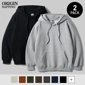 [12/5 예약배송][페플][2PACK] 950g 오리지널무지 후드 [기모] OGHD1931