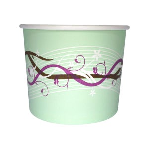 종이용기 1000cc 연두 전자렌지 라면 볶음밥 컵밥 우동 닭강정 일회용 배달 포장 500개