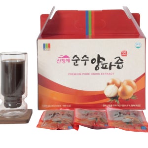 양파즙 산청애 햇양파 국내산 산청애 순수양파즙 100 ml x 50포x1박스