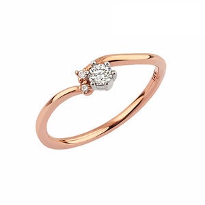 14k/18k 메리엘 1부(0.1ct) 다이아몬드 반지