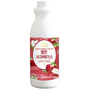 카페음료 시럽 농축액 쉘몬 사과1kg 음료베이스 종류 30여가지