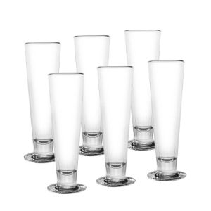 6P세트 오션 비바 풋티드 비어 글라스 420ml 푸티드 맥주잔 필스너 맥주컵 칵테일잔