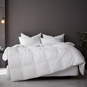 거위털 호텔침구 순면 코튼 구스이불 Q 화이트 강추위용 2.0kg, 1개