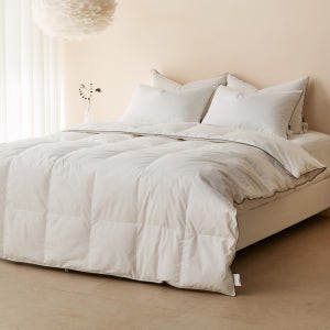 거위털 호텔침구 순면 코튼 구스이불 K 화이트 사계절용 1.3kg, 1개