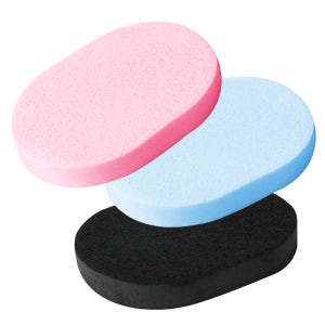 해면 13T 100개 파격할인 고급해면 클렌징 스펀지 피부미용소도구 핑크 블루 블랙