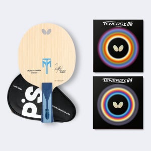 버터플라이 탁구라켓 티모볼ALC+테너지 05/64 FL(부채형) 러버조합
