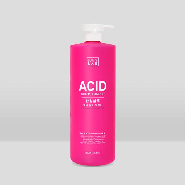 박준뷰티랩 애씨드 약산성 샴푸 1500ml 미용실 대용량 탈색 염색모 클리닉 향기좋은