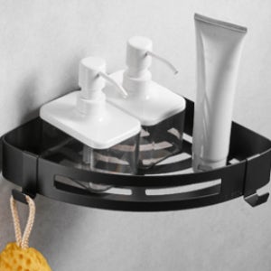 욕실 코너 선반 스텐 블랙,크롬,골드 화장실 델라 욕실선반 수납