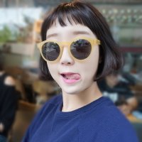 호박색 선글라스 PUNK SUNGLASSES 15.6 일레스테바 빈티지 뿔테선글라스