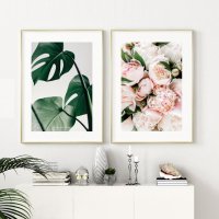 인테리어 액자 패브릭 캔버스 포스터 / 해바라기, 꽃, 추상화, 그림