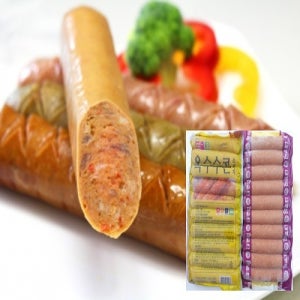 도나우 옥수수콘 소세지 1 kg (1개 100g x 10 개)