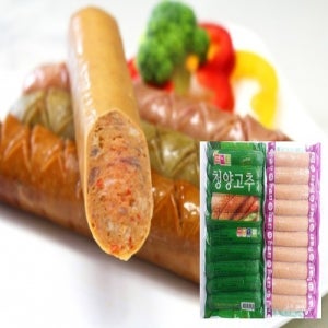 도나우 청양고추 소세지 1 kg (1개 100g x 10 개)