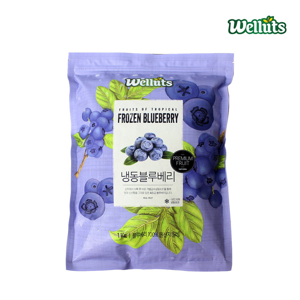 웰루츠 A등급 냉동 블루베리 1kg 냉동과일