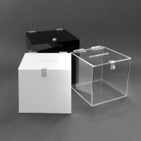 아크릴 모금함 투표함 상자 박스 투명 컬러