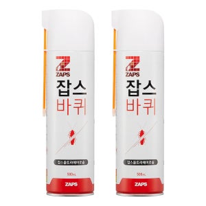 국민 바퀴벌레약 NO1 잡스 울트라에어로솔 빈대 러브버그 해충약 500ml, 2개