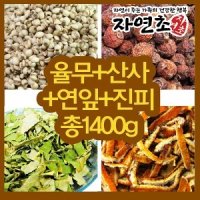 국산 기혈차 세트 1400g 율무 진피 연잎 산사열매