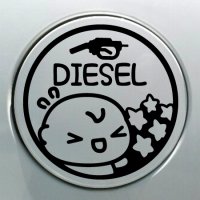 diesel 디젤 주유구 스티커