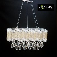 조명전문 에스라이팅 크리스탈 샹들리에 포이즌 LED8등