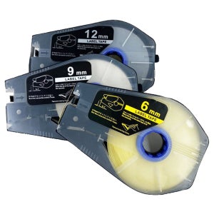 캐논 호환 라벨테이프 6mm 9mm 12mm 화이트 옐로우 실버 정품과 차이없는 품질