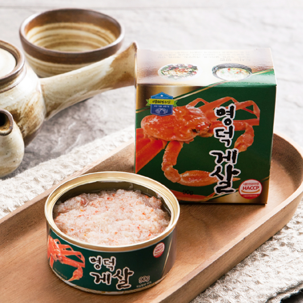 Canned Red Snow Crab Meat from Yeongdeok, 90g